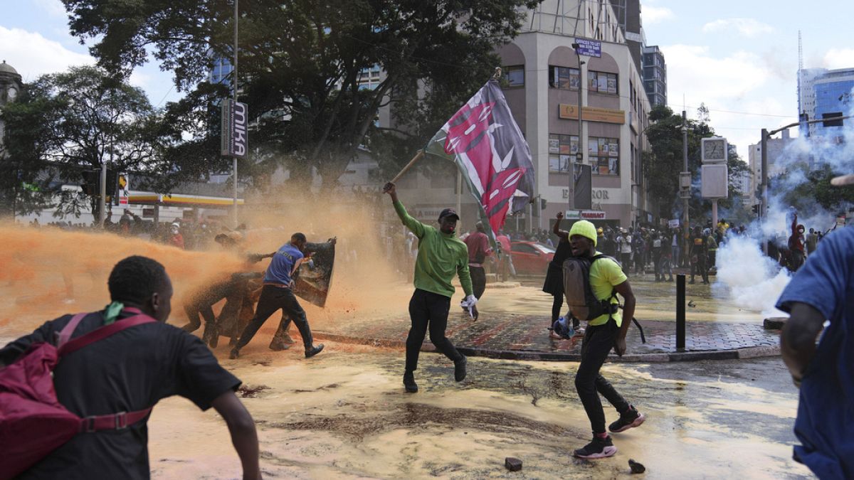 I giovani al centro delle proteste in Kenya